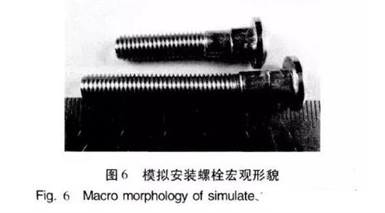 模擬安裝螺柱宏觀形貌 模擬安裝螺柱宏觀形貌