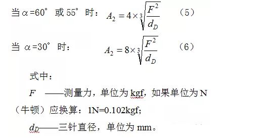 圖5圖6 測量力修正值 圖5圖6 測量力修正值