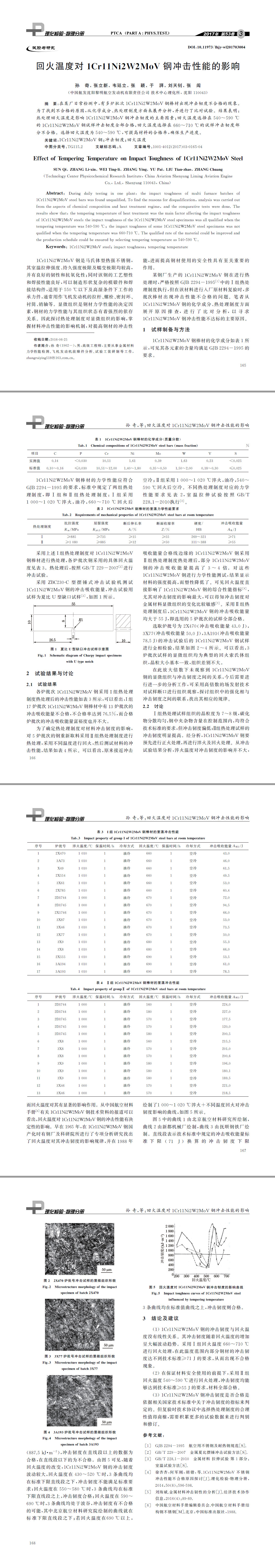 鋼材沖擊性能,鋼材回火實(shí)驗(yàn),沖擊性能分析 鋼材沖擊性能,鋼材回火實(shí)驗(yàn),沖擊性能分析