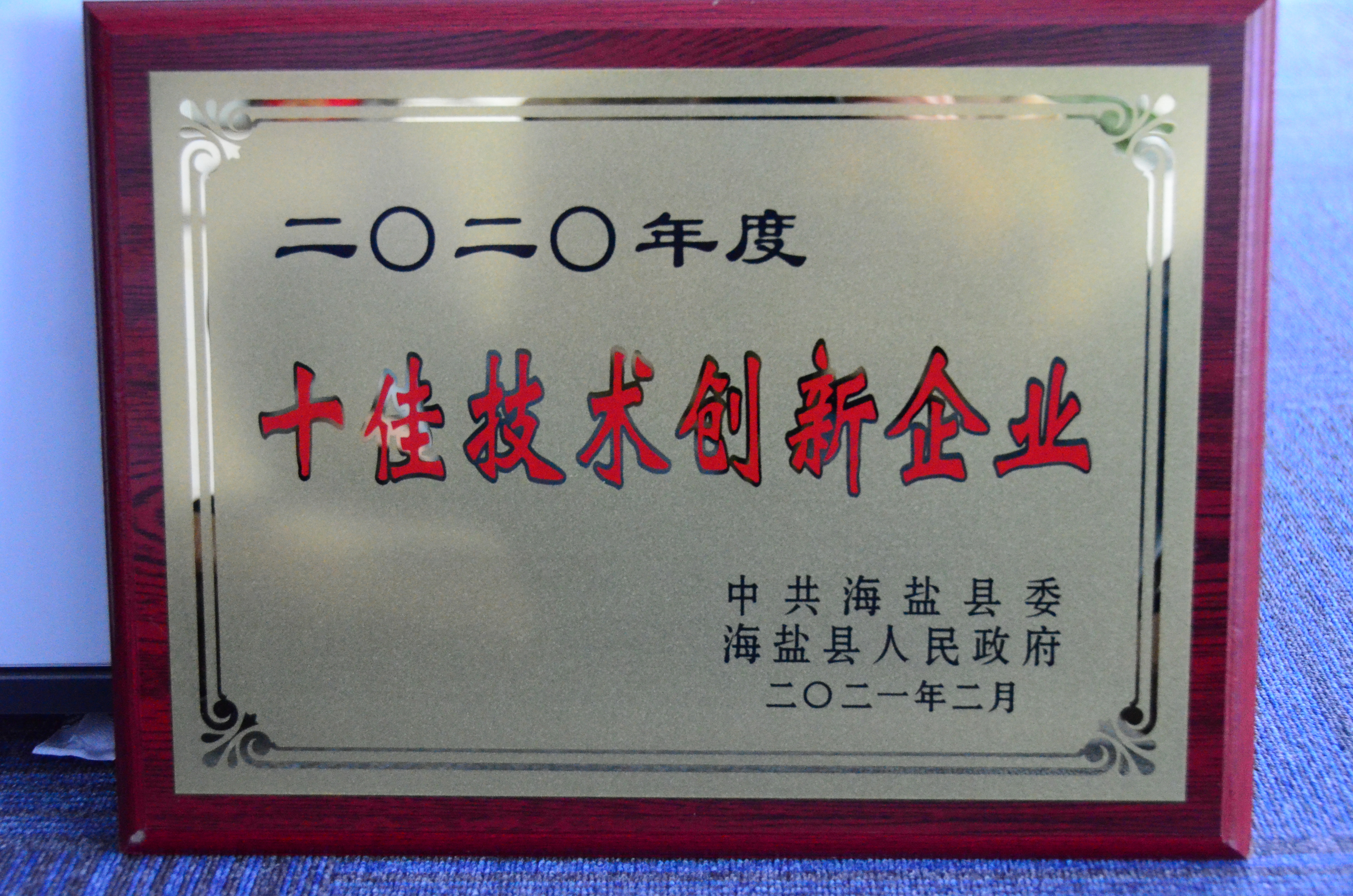 12 縣級十佳技術創新企業